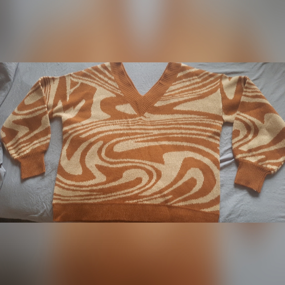 Sweater Tredy Threads 2x woman brown